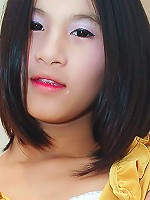 Teen ladyboy Crystal takes her first cock